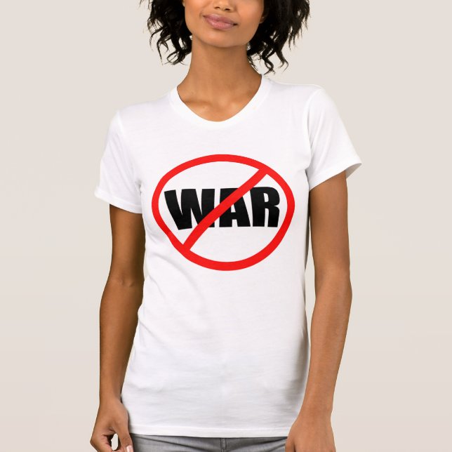 Ingen krigssymbol t shirt (Framsida)
