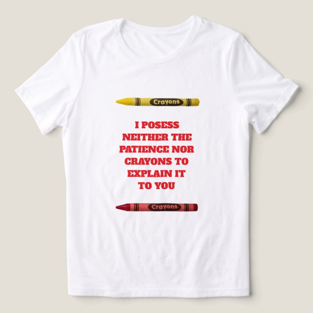 Ingen Kritor T-Shirt Tri-Blend-leverans (Design Framsida)