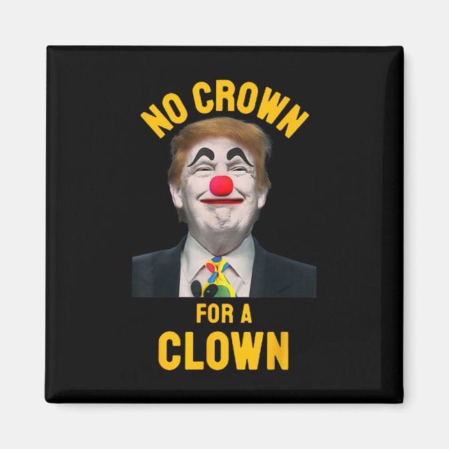 Ingen krona för en clown magnet (Framsidan)