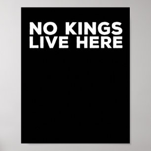 Ingen Kung bor här - prodemokratiaktivisten Statem Poster