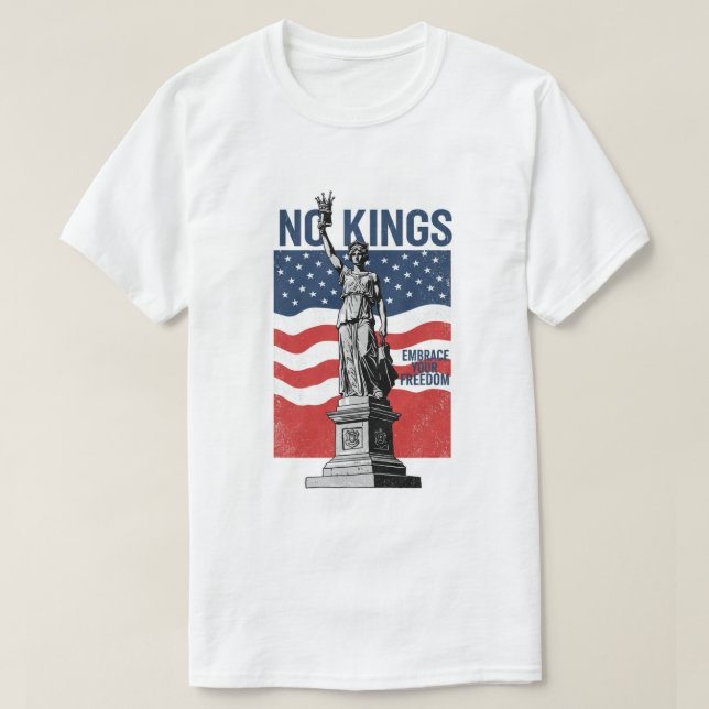 Ingen Kung - Bygga upp din frihetsindikator T Shirt (Design framsida)
