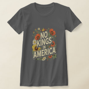Ingen Kung i America Rosy Design T Shirt