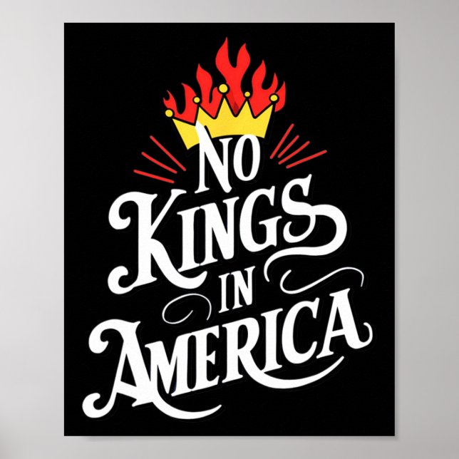 Ingen Kung i American Democracy Court Poster (Framsidan)