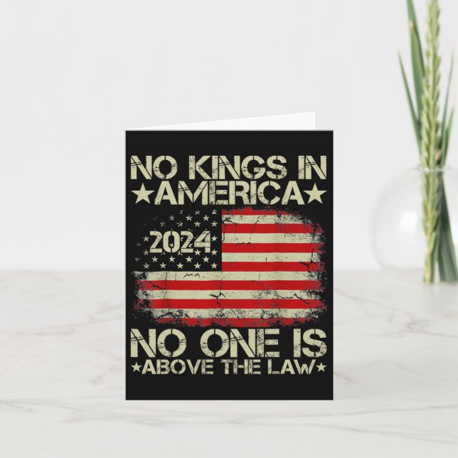 Ingen Kung i Amerika 2024 står över lag 2 Kort (Framsida)