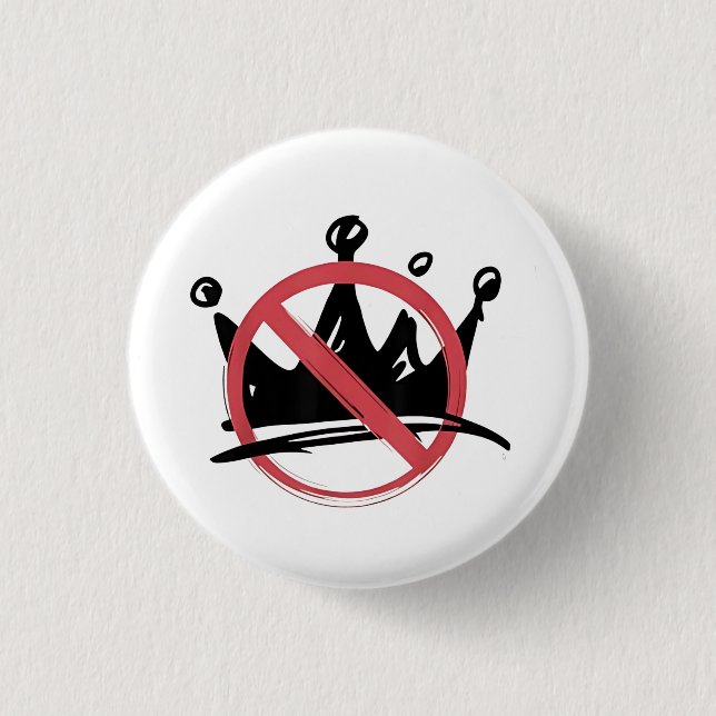 Ingen Kung i Amerika 2025 4 juli Knapp (Framsida)