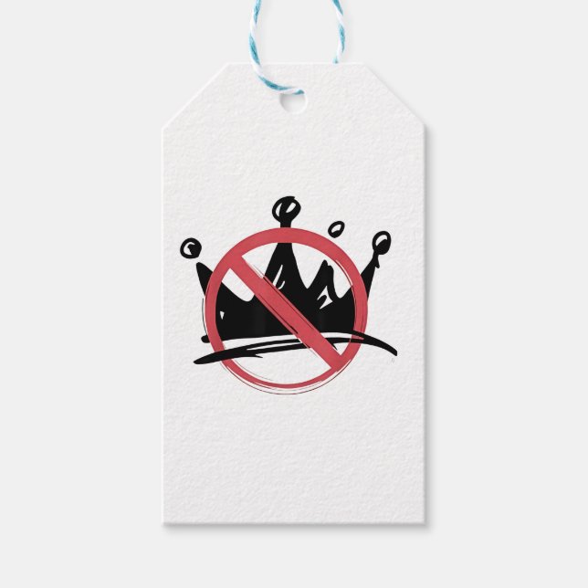Ingen Kung i Amerika 2025 4 juli Presentetikett (Framsidan)