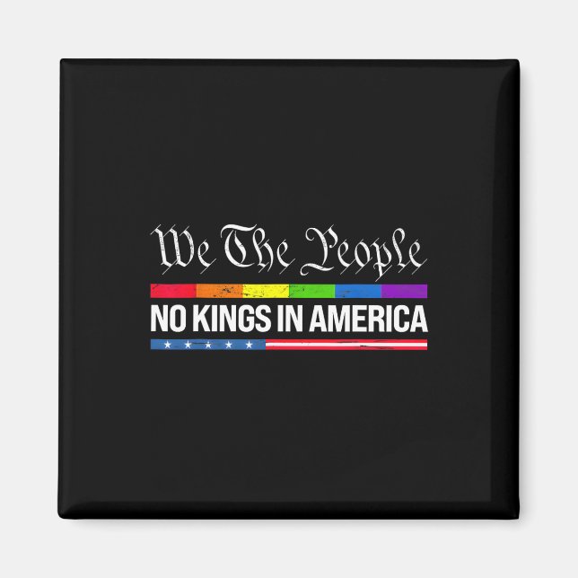 Ingen Kung i Amerika 7 Magnet (Framsidan)