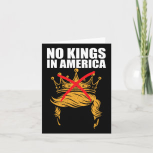 Ingen Kung i Amerika Anti Ice Patriotic Activist P Kort