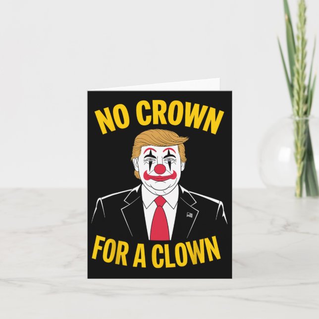 Ingen Kung i Amerika Anti-Trump 1 Kort (Framsida)