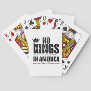 Ingen Kung i Amerika Anti Trump American Patriotic Casinokort