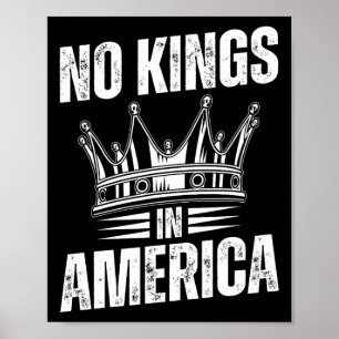 Ingen Kung i Amerika Demokrati United Stater Indep Poster