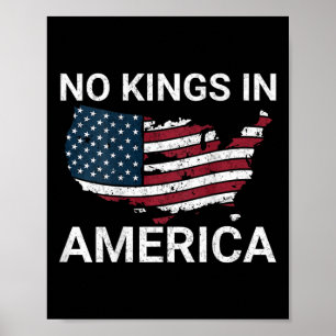 Ingen Kung i Amerika-dumptrump Inga auktoritära pe Poster