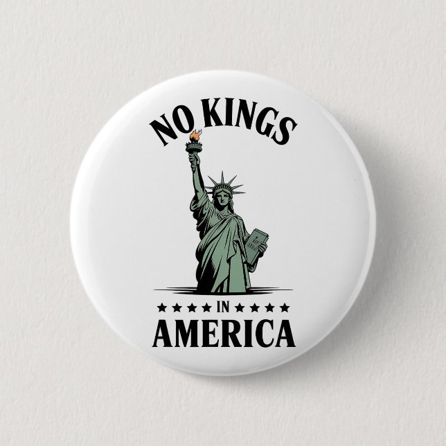 Ingen Kung i Amerika-Frihetsgudinnan Knapp (Framsida)