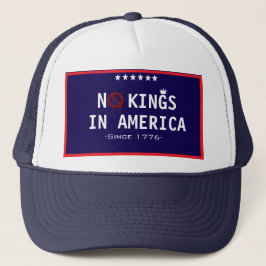 INGEN KUNG I AMERIKA (Hat for VARJE patriotic) Keps