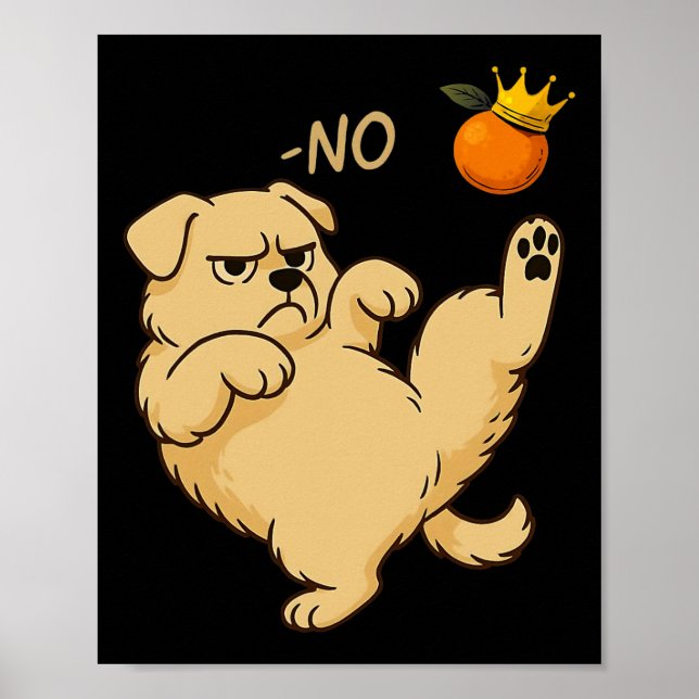 Ingen Kung i Amerika-Hund Poster (Framsidan)