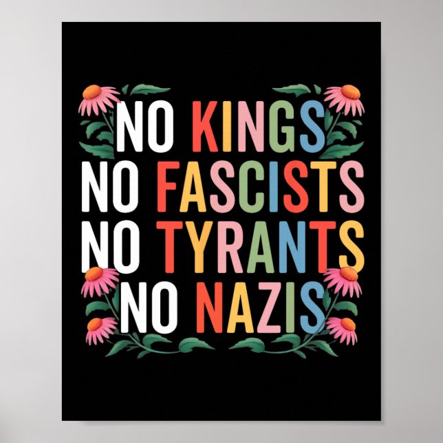 Ingen Kung i Amerika - inga fascister restantrump  Poster (Framsidan)