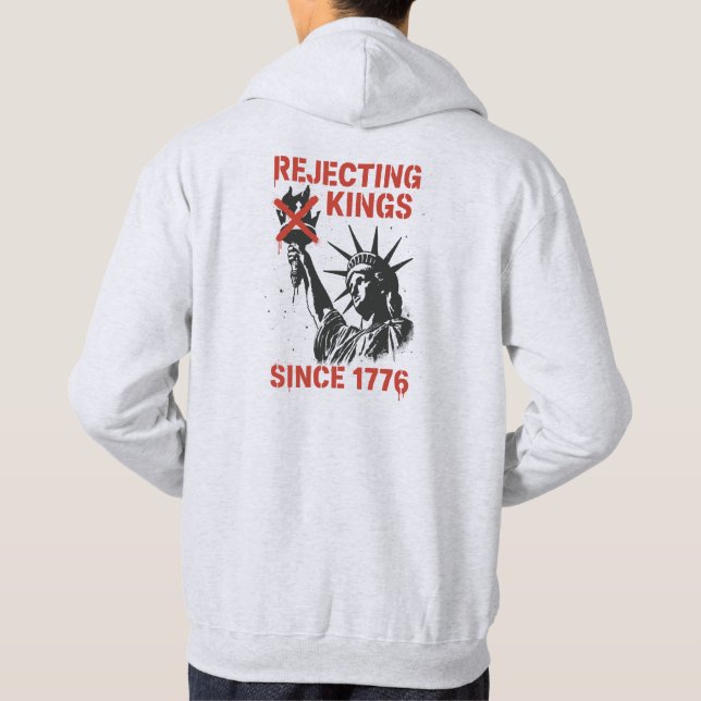Ingen Kung i Amerika, ingen Kung Day Protest Hoodie (Baksida)