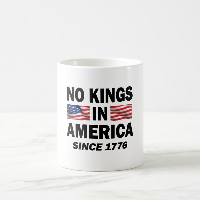 Ingen Kung i Amerika Kaffemugg (Center)