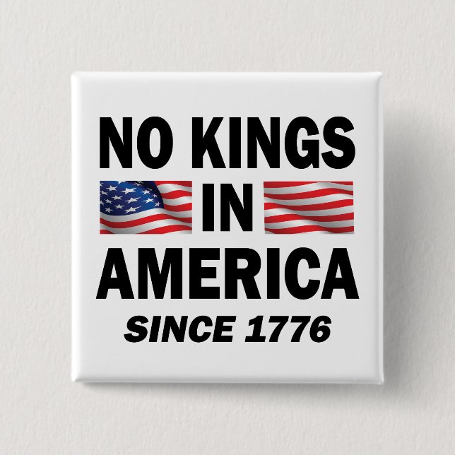 Ingen Kung i Amerika Knapp (Framsida)