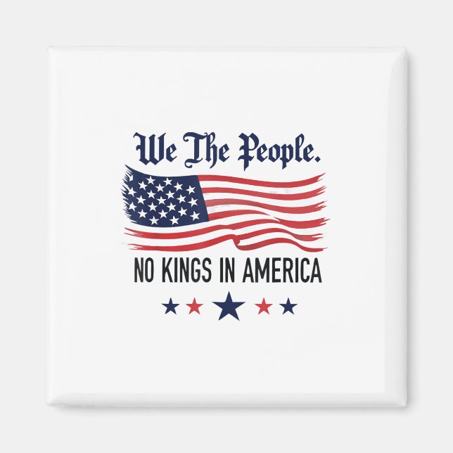Ingen Kung i Amerika. Magnet (Framsidan)