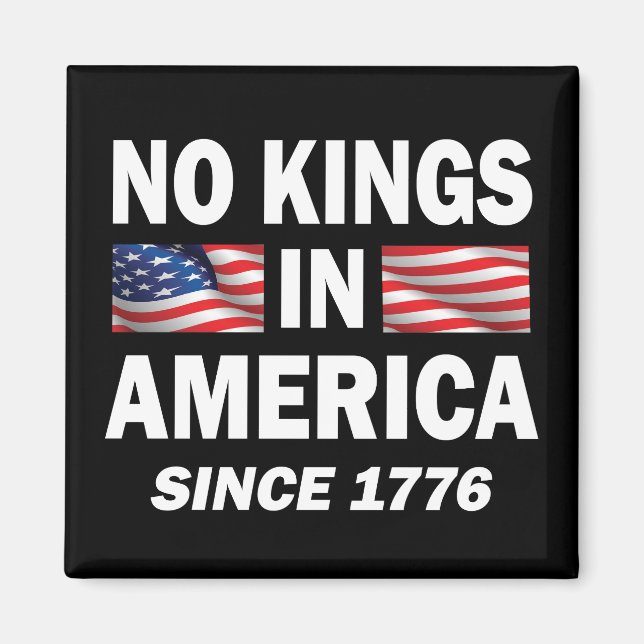 Ingen Kung i Amerika Magnet (Framsidan)