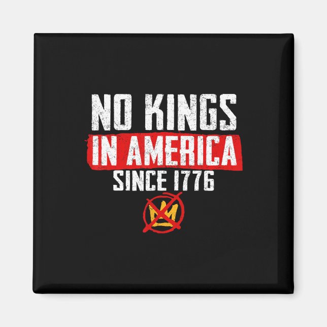 Ingen Kung i Amerika motsätter sig trumpprotesten  Magnet (Framsidan)