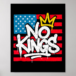 Ingen Kung i Amerika motsätter sig trumpprotesten Poster