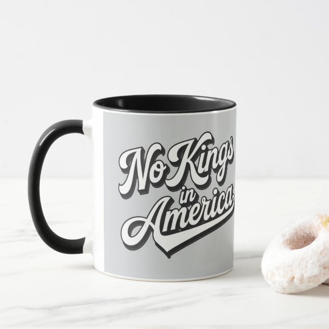 Ingen Kung i Amerika Mugg (Med munk)