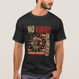 Ingen Kung i Amerika - Patriotic Grunge T Shirt