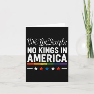 Ingen Kung i Amerika Patriotic LGB Pride Trans Pat Kort