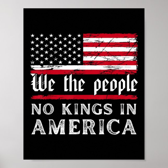 Ingen Kung i Amerika. Poster (Framsidan)