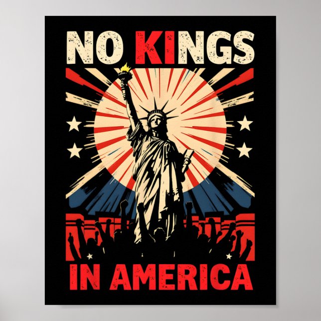 Ingen Kung i Amerika Poster (Framsidan)