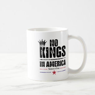 Ingen Kung i Amerika sedan 1776 13 Kaffemugg
