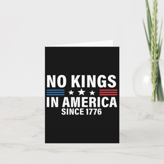 Ingen Kung i Amerika sedan 1776 1 Kort (Framsida)