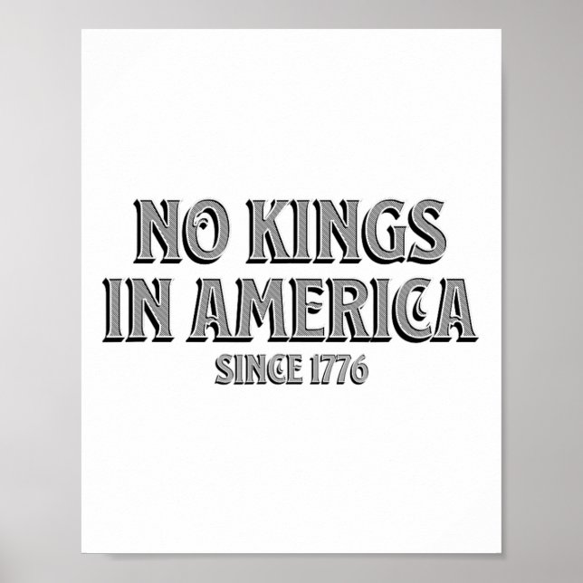 Ingen Kung i Amerika sedan 1776 7 Poster (Framsidan)
