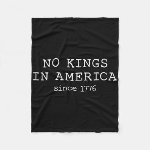 Ingen Kung i Amerika sedan 1776 Fleecefilt