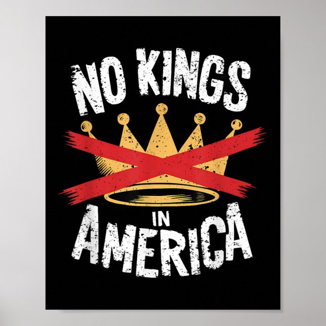 Ingen Kung i Amerika Spara Democracy I tar avstånd Poster (Framsidan)