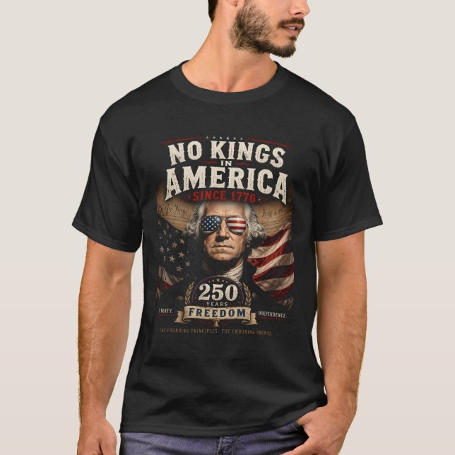 Ingen kung i Amerika  T Shirt (Framsida)