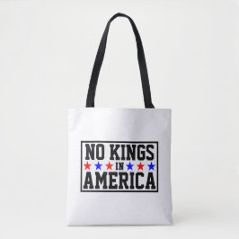 Ingen Kung i Amerika Tote Bag Tygkasse
