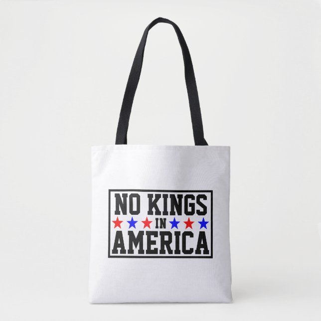 Ingen Kung i Amerika Tote Bag Tygkasse (Framsida)