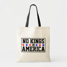 Ingen Kung i Amerika Tote Bag