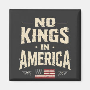Ingen Kung i Amerika Trump Politic Humor Magnet