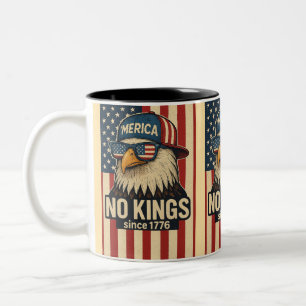 Ingen Kung i Amerika Två-Tonad Mugg