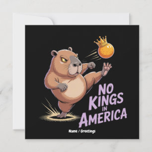 Ingen Kung i Amerika, vi är en folklig politiker Inbjudningar