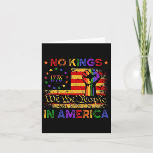 Ingen Kung i Amerika, vi är folkpolitiker Kort