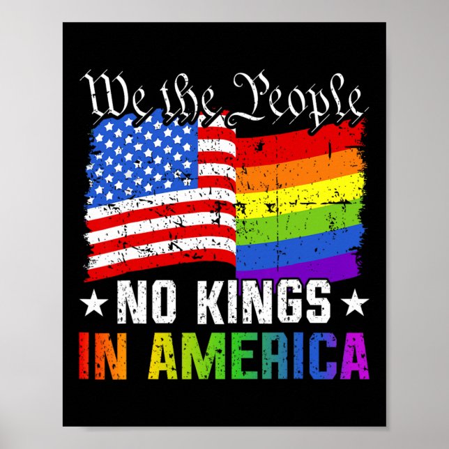 Ingen Kung i Amerika, vi är folkpolitiker Poster (Framsidan)