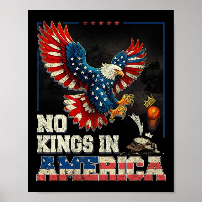 Ingen Kung i Amerika vi Folkets politiska val Poster (Framsidan)