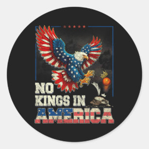 Ingen Kung i Amerika vi Folkets politiska val Runt Klistermärke