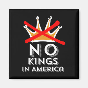Ingen Kung i Amerika... Vi gör inte Kung Patriotic Magnet