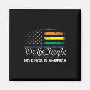 Ingen Kung i Amerika Vi i folkpolitiska Flagga Magnet